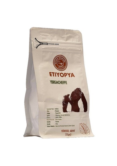 Etiyopya Yirgacheffe Filtre Kahve 200gr Geleneksel