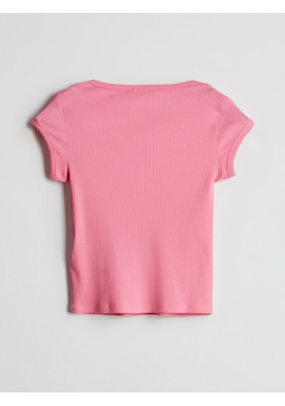 Lcw Young Pembe Bağlamalı Yaka Kadın Şortlu Pijama Takımı