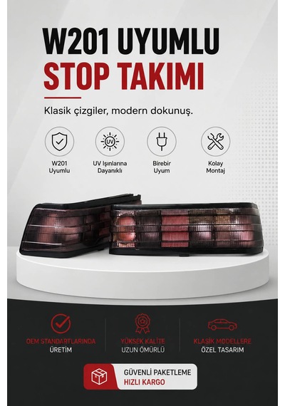 Mercedes W201 190 Smoke Stop Takımı Sağ-sol