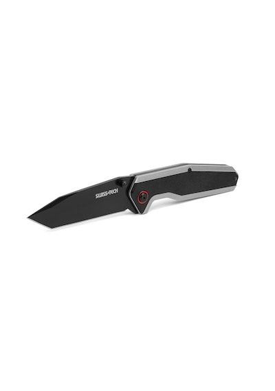 Swisstech G10 Titanium Black Pocket Folding Knife Siyah