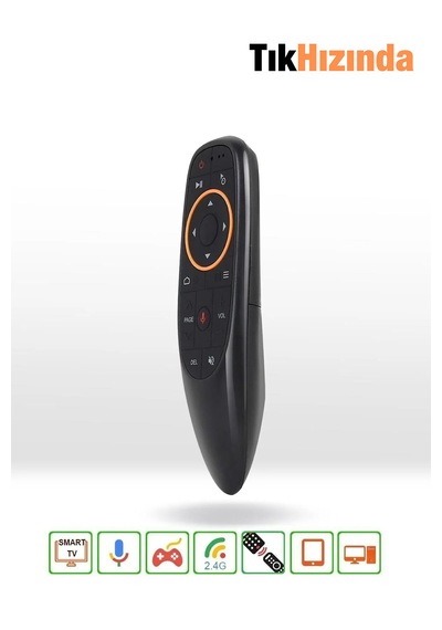 Android Tv Box ,akıllı Kumanda, Air Mouse, Sesli Kontrol, 2.4g