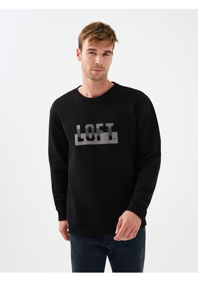 LOFT Regular Fit Erkek Sweatshirt Lf2041178 Q1.v1 Siyah