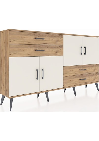 Arges Konsol 3 Raflı 4 Çekmeceli 4 Kapaklı 176x30x99 Çam-aytaşı/ç Çam-aytaşı/çam Arges Konsol 3 Raflı 4 Çekmeceli 4 Kapaklı 176x30x99 Çam-aytaşı/ç Çam-aytaşı/çam