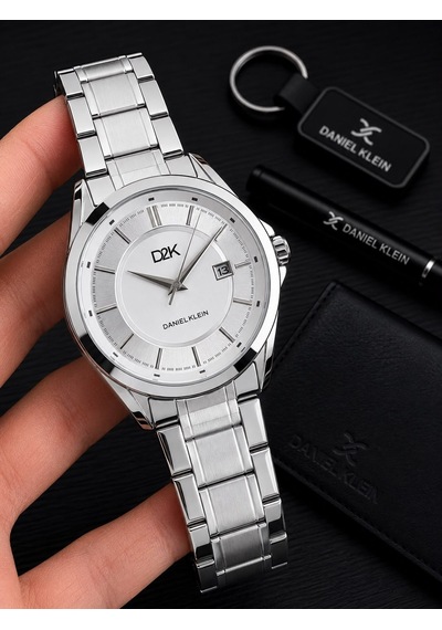 Daniel Klein Nişan Ve Damat Saati Çelik Kordon 2 Yıl Garantili 3 Atm Erkek Kol Saati Edk.14491.1 Gümüş