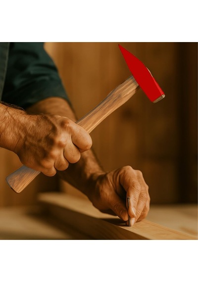 140-200-300-500 Gram Profesyonel Ahşap Saplı Çift Taraf Çekiç Çelik Baş Ergonomik Çivi Çakma Ince Işçilik Dayanıklı 500 Gr