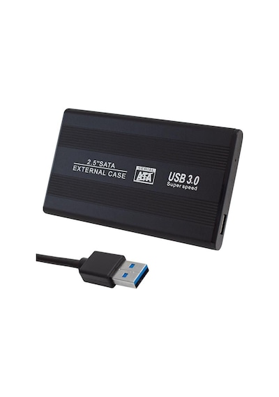 Pm-13948 Siyah 2.5 Usb 3.0 Sata Hdd Destekli Taşınabilir Harddisk Kutusu