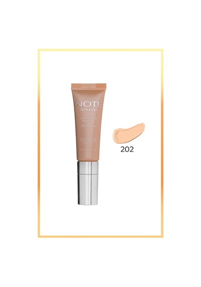 Note Cosmetique Mineral Concealer Spf 15 Yoğun Kapatıcı Metal Başlıklı Göz Altı Kapatıcısı - 202 Orta Açık