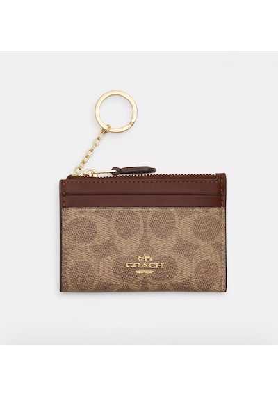 Coach Mini Id Skinny Case Kartlık-cüzdan Taba