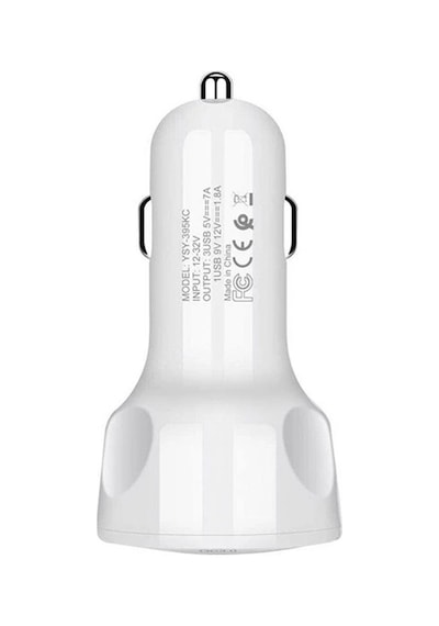 Powermaster Te-091 3'lü Usb Çakmaklık Qc 3.0 Hızlı Araç Şarj Cihazı