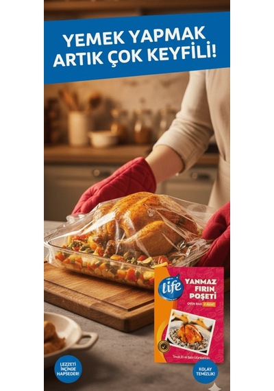 Life Yanmaz Fırın Torbası 8'li 48'li Paket Diğer