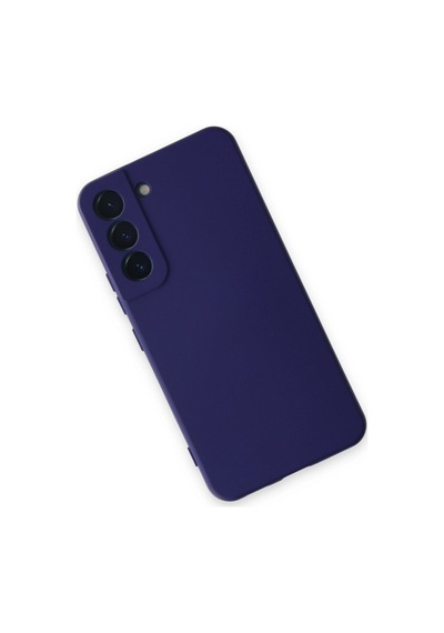 Samsung Galaxy S22 Ile Uyumlu Kılıf Nano Içi Kadife Mor Renk Kamera Korumalı Silikon Kapak Col169797-mor