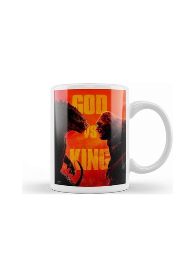 Godzilla Vs Kong 04 Kupa Bardak Porselen Karışık