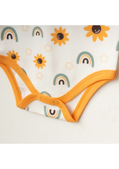 Crazy Baby Body 3'lü Takım Turuncu