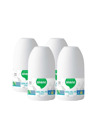 Siveno Doğal Roll-On Sportive 4 x 50 ML