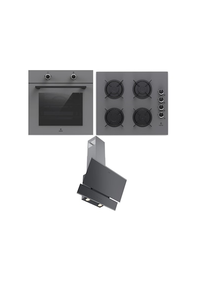 Narte OV200S - CG20060S - H10060SX Gri Ankastre Set