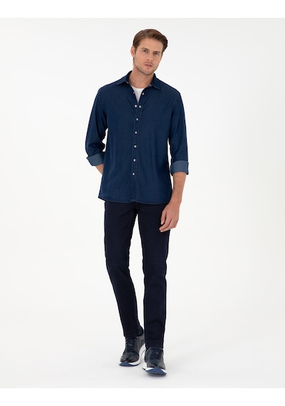 Pierre Cardin Erkek Lacivert Gömlek Jean 50292560-vr033 Lacivert Pierre Cardin Erkek Lacivert Gömlek Jean 50292560-vr033 Lacivert