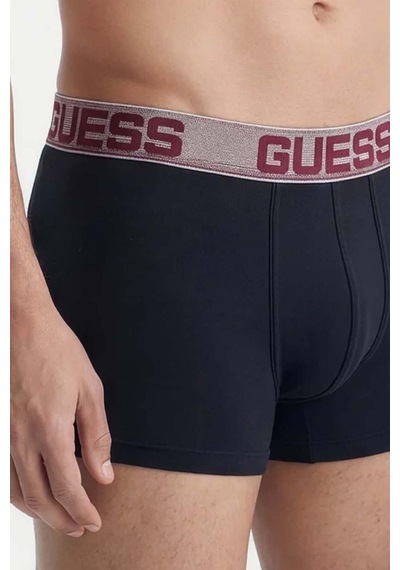 Guess Erkek 3'lü Boxer U6gg13.jblk Siyah