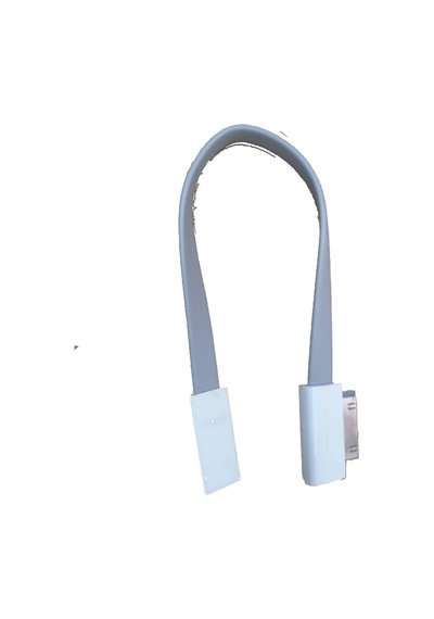 Apple Uyumlu iPhone 1,2,3,4 Kablo 3 iPod ,iPad 90 Derece Gri