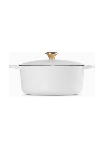 Le Creuset Yuvarlak Ikonik Lüks Döküm Tencere 28 Cm Beyaz