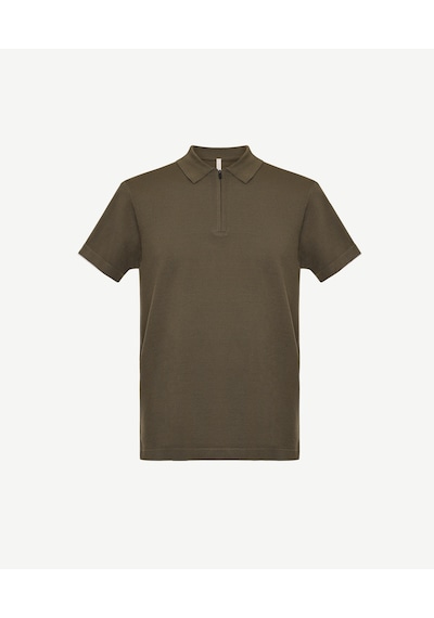 Yargıcı Polo Yaka Triko 25yetr2003x 007 Haki