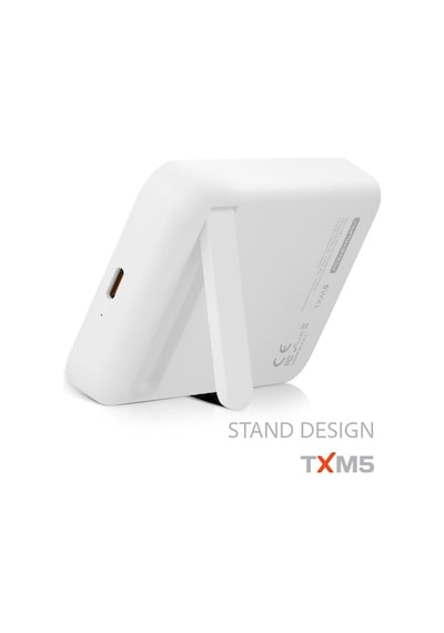 Powerway 5.000mah Pd15w Magsafe Kablosuz Wireless Taşınabilir Şarj Cihazı Beyaz Powerbank Txm5