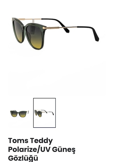 Toms Teddy Tt6018-2 C404p 52ekt Kadın Polarize Güneş Gözlüğü