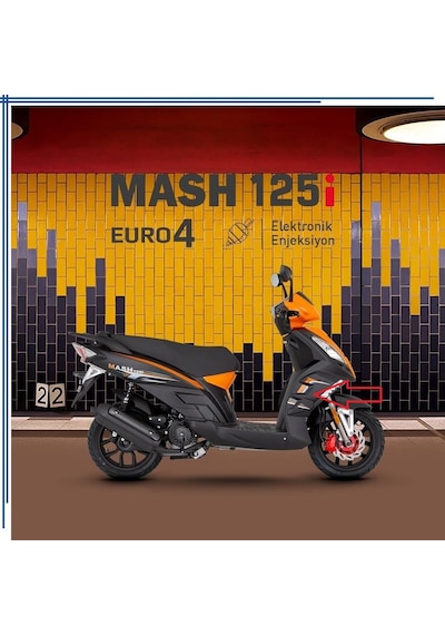 Mondial 125 Mash Ön Panel Sağ Dekor Kapak Siyah O R J İ N A L