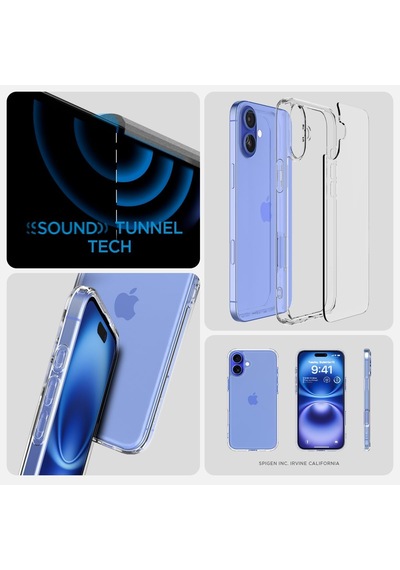 İphone 16 İle Uyumlu Şeffaf Kılıf Ultra Hybrid Crystal Clear - Acs08197