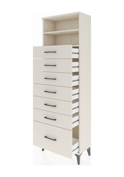 Arges Dolap 2 Raflı 7 Çekmeceli 60x30x182 Aytaşı-aytaşı Aytaşı