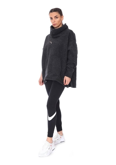 Nike W Nsw Essntl Gx Mr Lggng Swsh Kadın Siyah Tayt - CZ8530-010 Siyah