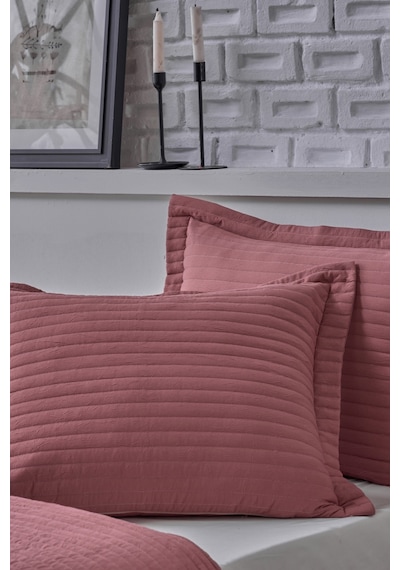 Doqu Home Otto Yatak Örtüsü Tek Kişilik - Bordo
