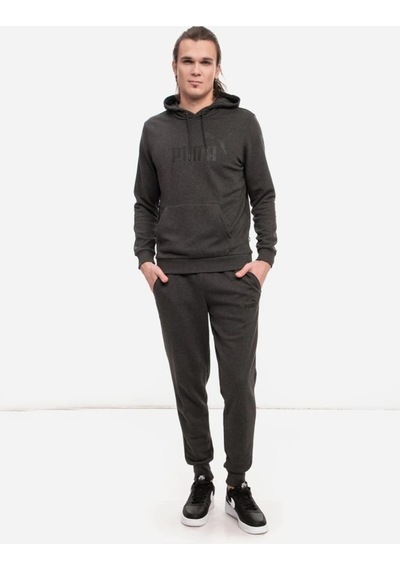 Puma Ess Big Logo Hoodie Erkek Sweatshirt 58668807 Siyah