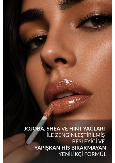 Amour Amour 3d Hydra Nemlendirici Dudak Parlatıcısı Işıltılı & Hacim Veren Lip Gloss 42 Charming Copper