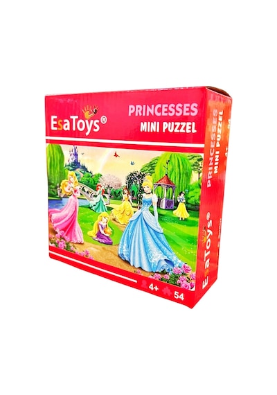 Ahşap Princess Mini Puzzle 4 Yaş 54 Parça