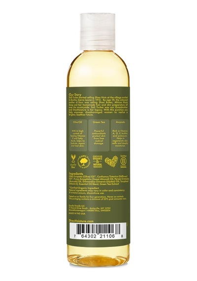 Shea Moisture Zeytin ve Yeşil Çaylı Banyo, Vücut ve Masaj Yağı 23