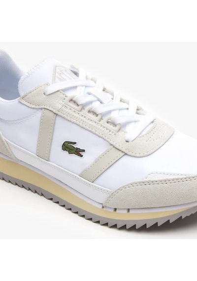 Lacoste Lacoste Partner Retro Womens Sneaker Kadın Günlük Spor Ayakkabı Beyaz Beyaz