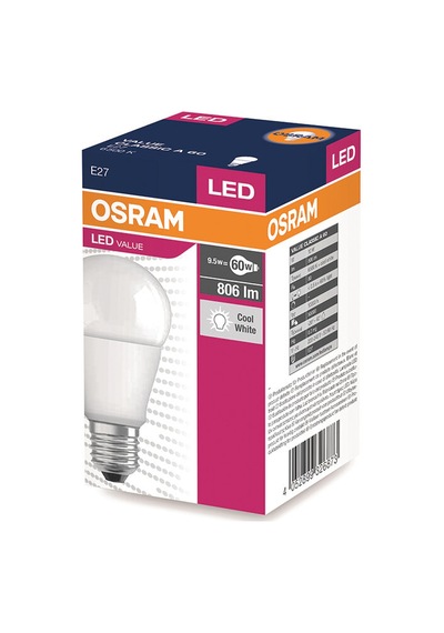 3 Adet Osram Ampul Led 8.5w E27 Beyaz