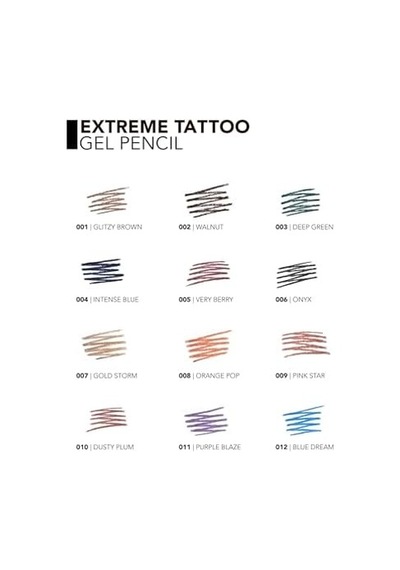 Extreme Tattoo Gel Pencil 005 Very Göz Kalemi 0