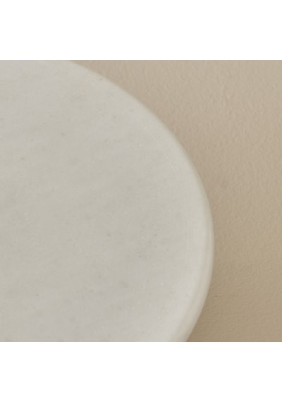 Bella Maison Olmo Mermer Kek Standı Naturel 25x25 Cm