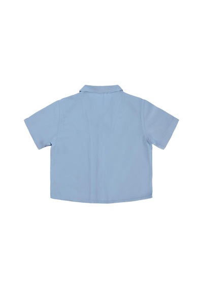 Civil Boys Basic Tatil Yaka 2-5 Yaş Gömlek - Mavi Soft İndigo