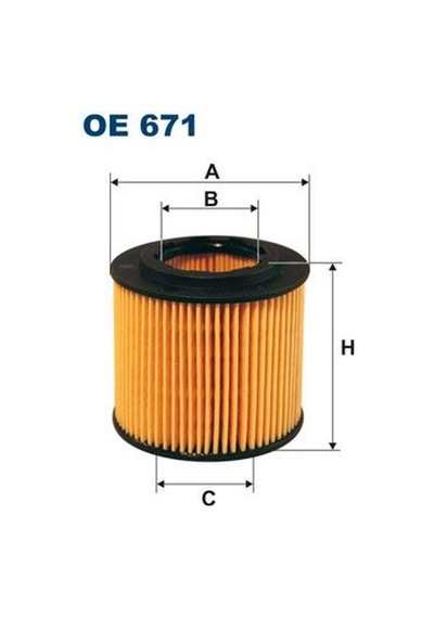 Fıltron Oe671 Yağ Filtresi Polo 05 Fox 05 Cordoba 02 Ibıza Iv- v 02 Fabıa 01 1.2- 1.2 12v 03d115466a- 03d198819- 03d198819a