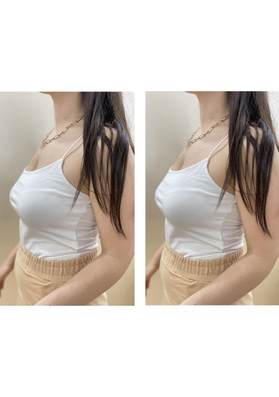 Kadın Pamuklu Crop Top Askılı Büstiyer 2 Adet