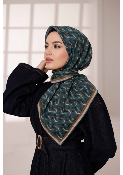 Mimiyum D S Model Soft Eşarp Zümrüt