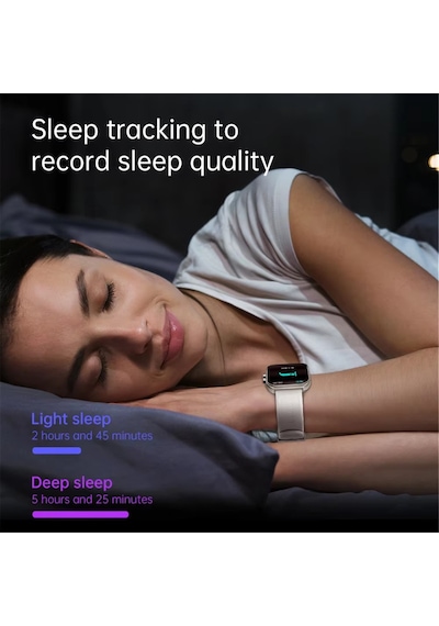 Geeroyoo JZR-GY Amoled 1.96" Nfc Bluetooth Görüşme 100+ Spor Modu Sağlık Uyku Takibi Sos Siyah Akıllı Saat (İthalatçı Garantili)