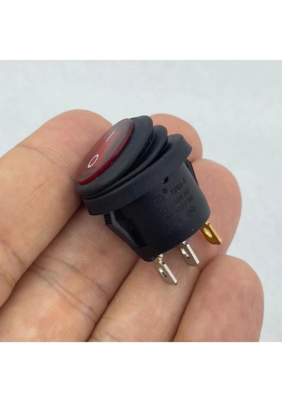 Ic-131w Yuvarlak Işıklı Anahtar Su Geçirmez 3p