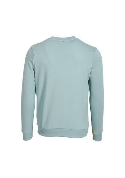 Mavi Erkek Sweatshirt Bisiklet Yaka 3 İplik Yıkamalı Slim Fit Sweatshirt Ncs Jeans 1617-mavi Mavi