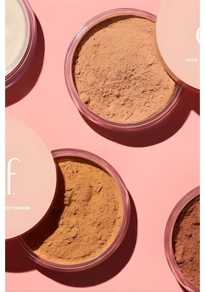E.l.f. Elf Halo Glow Sabitleyici Pudra, Yarı Mat Bitiş Medium
