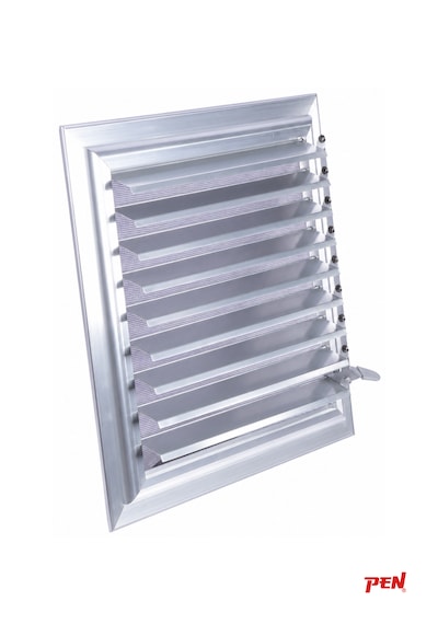 Alüminyum Banyo Wc Havalandırma Menfezi 44x44 Eloksallı Seri