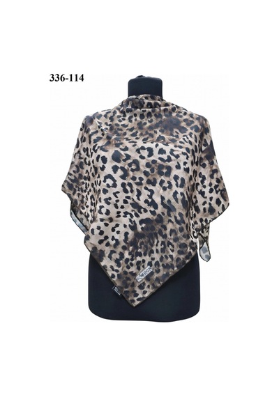 Moonscarfs Moonscarf Leopar Desenli Soft Pamuk Eşarp 336-114 Çok Renkli