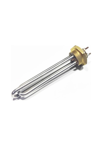 17cm 1 1/4 İnç Cr304 Vidalı 1250w+1250w 2500w Isıtıcı Rezistans